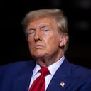 POTTERVILLE, MICHIGAN - AUGUST 29: Former U.S. President and current Republican Presidential nominee Donald Trump speaks about the economy, inflation, and manufacturing during a campaign event at Alro Steel on August 29, 2024 in Potterville, Michigan. Michigan is considered a key battleground state in the upcoming November Presidential election. (Photo by Bill Pugliano/Getty Images)