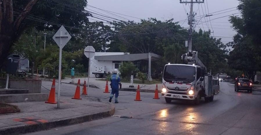 Operarios realizaron labores en el barrio el Silencio.