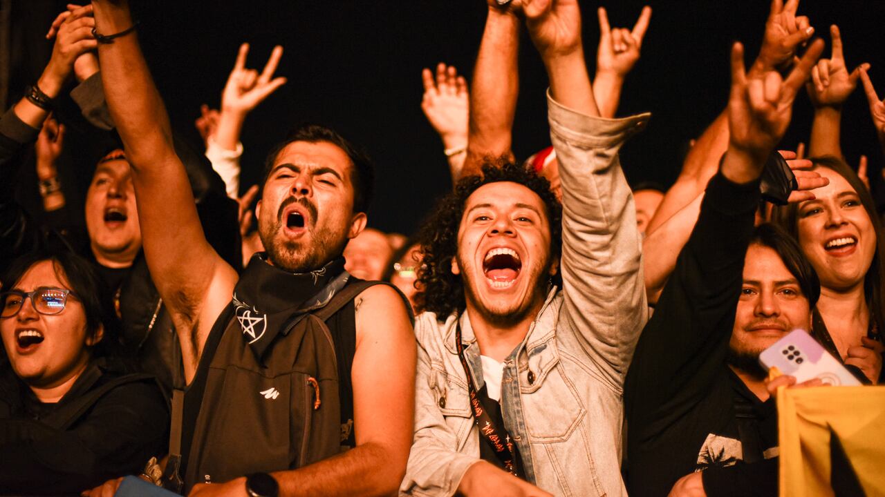 Def Leppard en el Parque Simón Bolívar de Bogotá, el 25 de febrero de 2023.