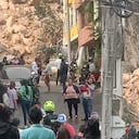 Deslizamiento de tierra en Usaquén, en Bogotá