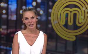 Juliana Galvis en MasterChef, cuando salió de la competencia.