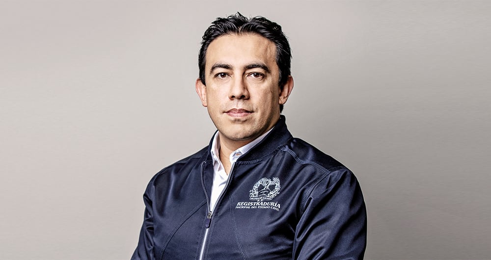 Alexánder VegaRegistrador nacional del Estado Civil