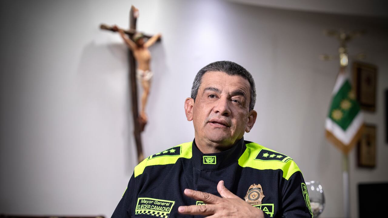 Mayor General Eliecer Camacho.
Comandante de la Policía Metropolitana de Bogotá