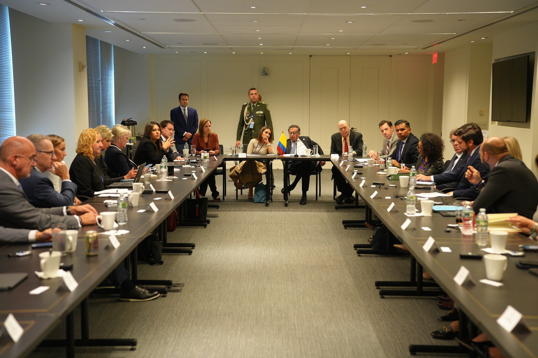 El presidente sostuvo una importante reunión con empresarios en el marco de la Asamblea General de la ONU