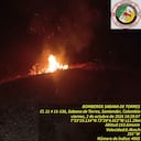 Incendio en Sabana de Torres, Santander.