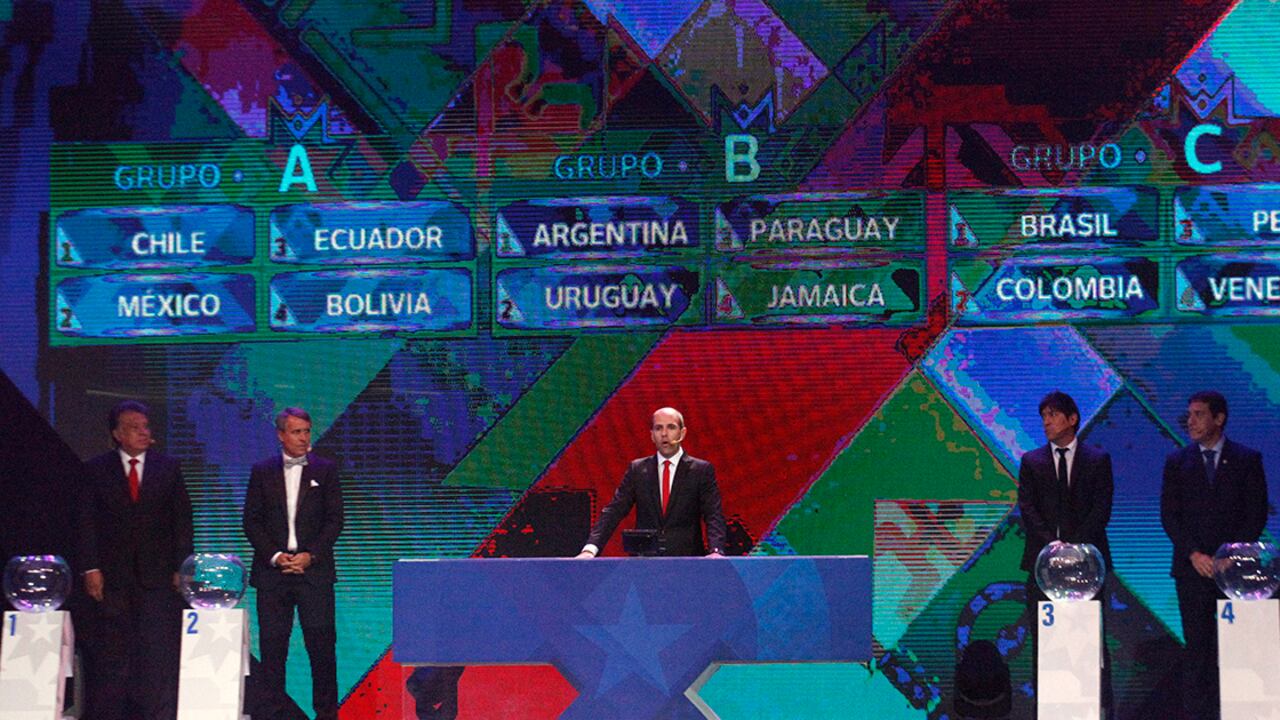 Este lunes se sortearon los grupos de la Copa América Chile 2015.