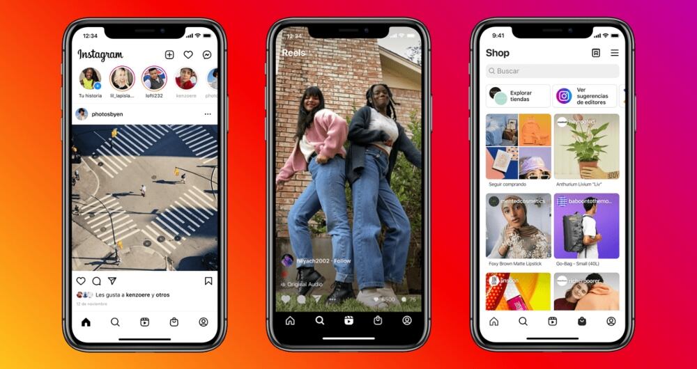 Los nuevos cambios de Instagram en su pantalla inicial