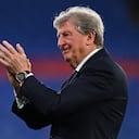 Roy Hodgson, gerente de Crystal Palace, se despide de los fanáticos después de su último partido en casa como gerente de Crystal Palace durante el partido de la Premier League entre Crystal Palace y Arsenal en Selhurst Park el 19 de mayo de 2021 en Londres, Inglaterra. (Foto de Justin Setterfield/Getty Images)