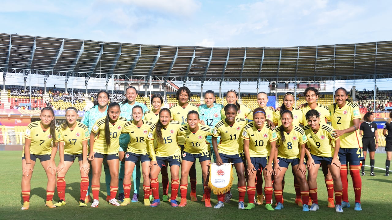 Selección Colombia vs. México mundial sub- 17 de la India.