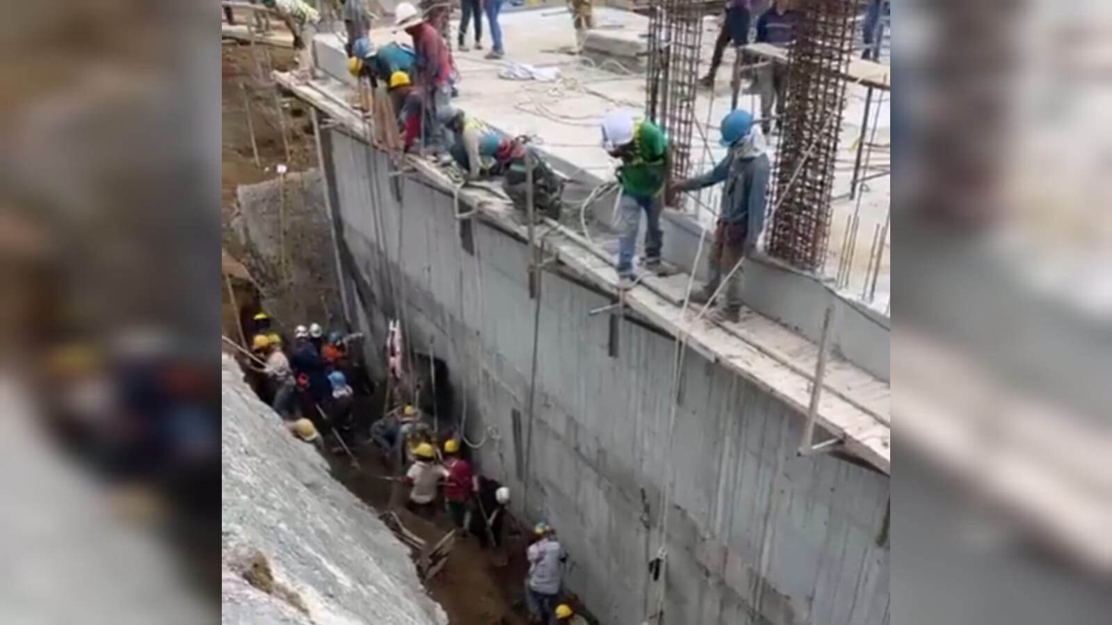 Las lluvias dificultaron las labores de rescate