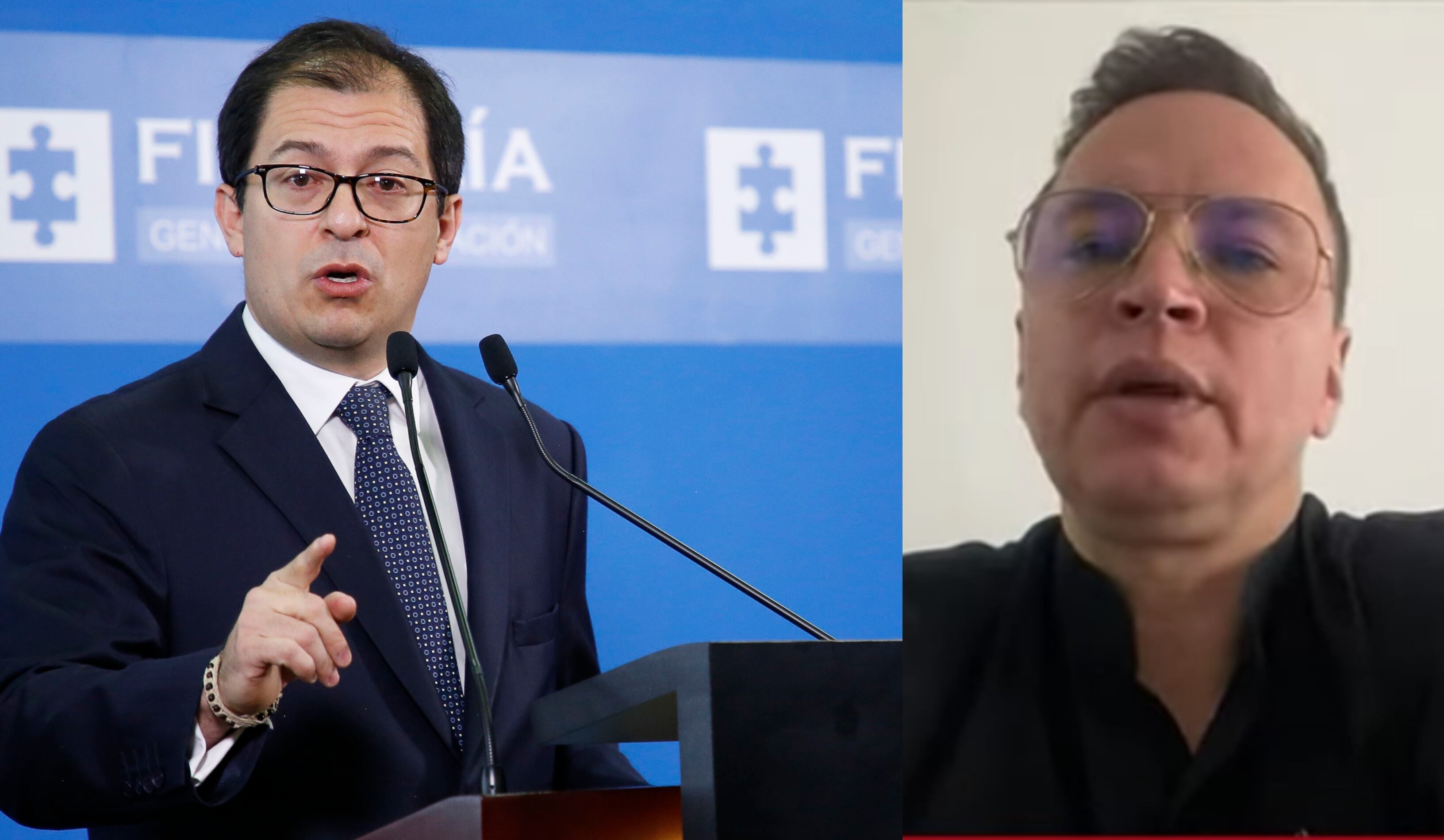 Francisco Barbosa y Jhonier Leal.