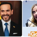El presidente de Colombia, Abelardo De La Espriella, y la primera ministra de Italia, Giorgia Meloni.