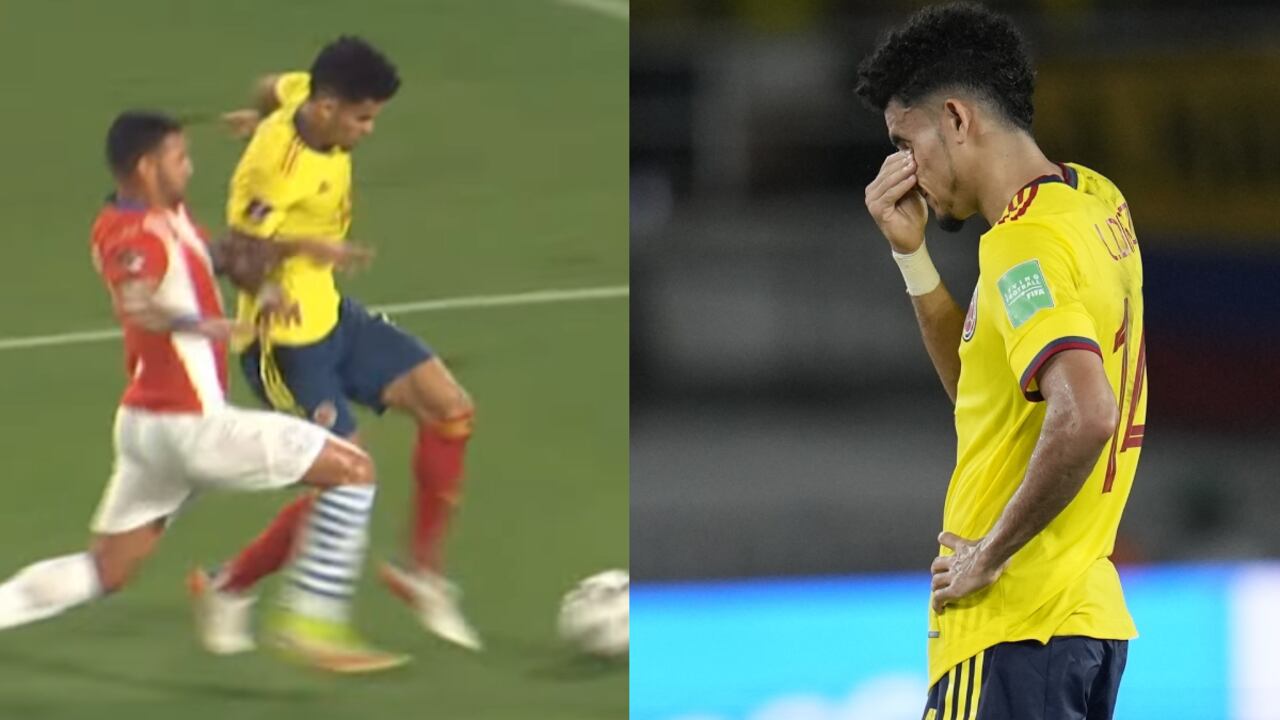 Todo el estadio Metropolitano reclamó como penal esta acción discutida en la cabina del VAR