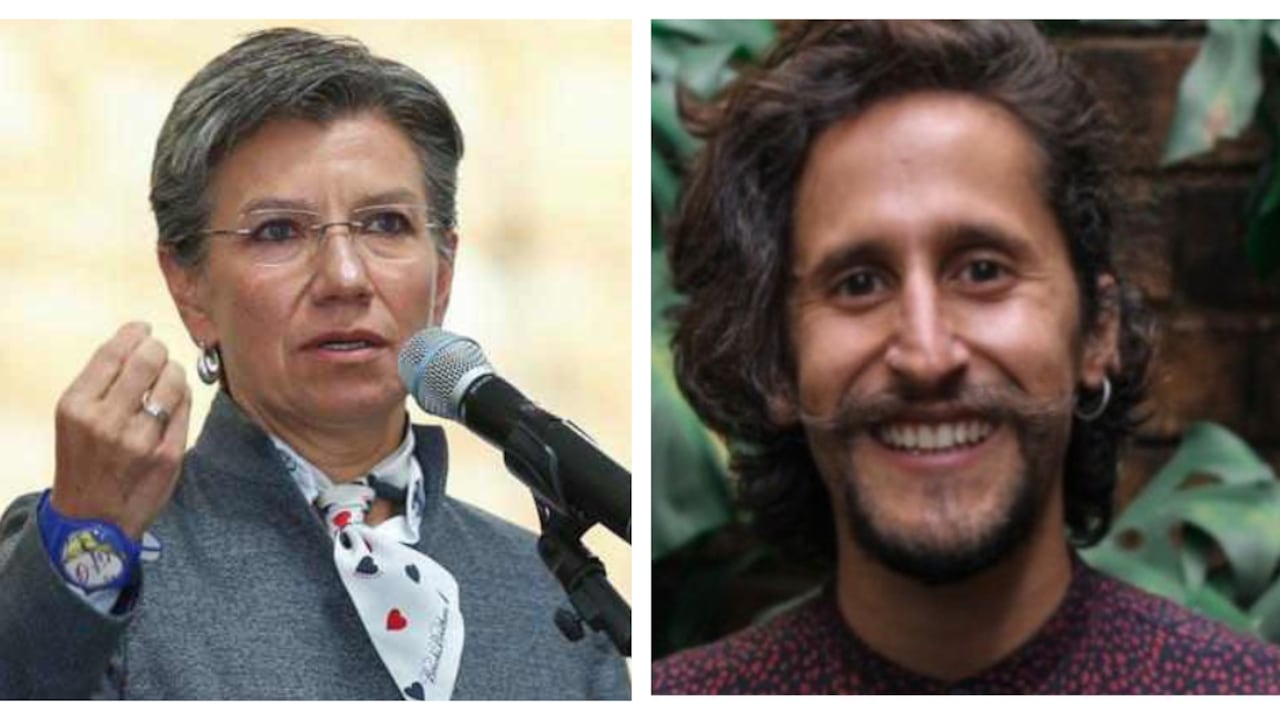 Claudia López y Sebastián Guanumen