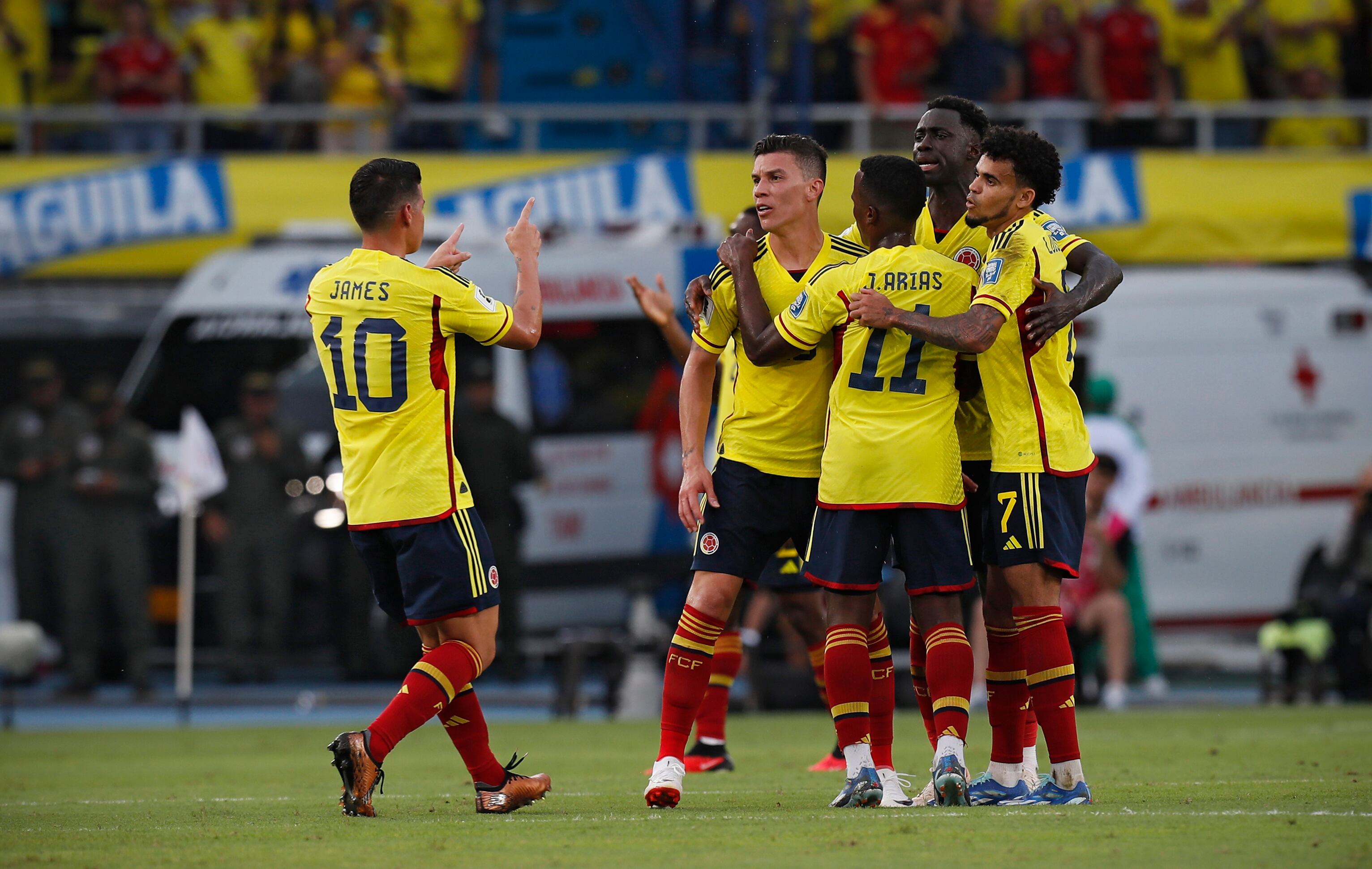 James Rodríguez marcó  gol con la Selección Colombia ante Uruguay en las Eliminatorias Sudamericanas al Mundial 2026
Barranquilla octubre 12 del 2023
Foto Guillermo Torres Reina / Semana
