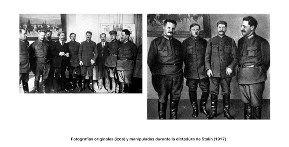 Ejemplo incluido en el libro Fotografía sin verdad. El poder de la mentira.