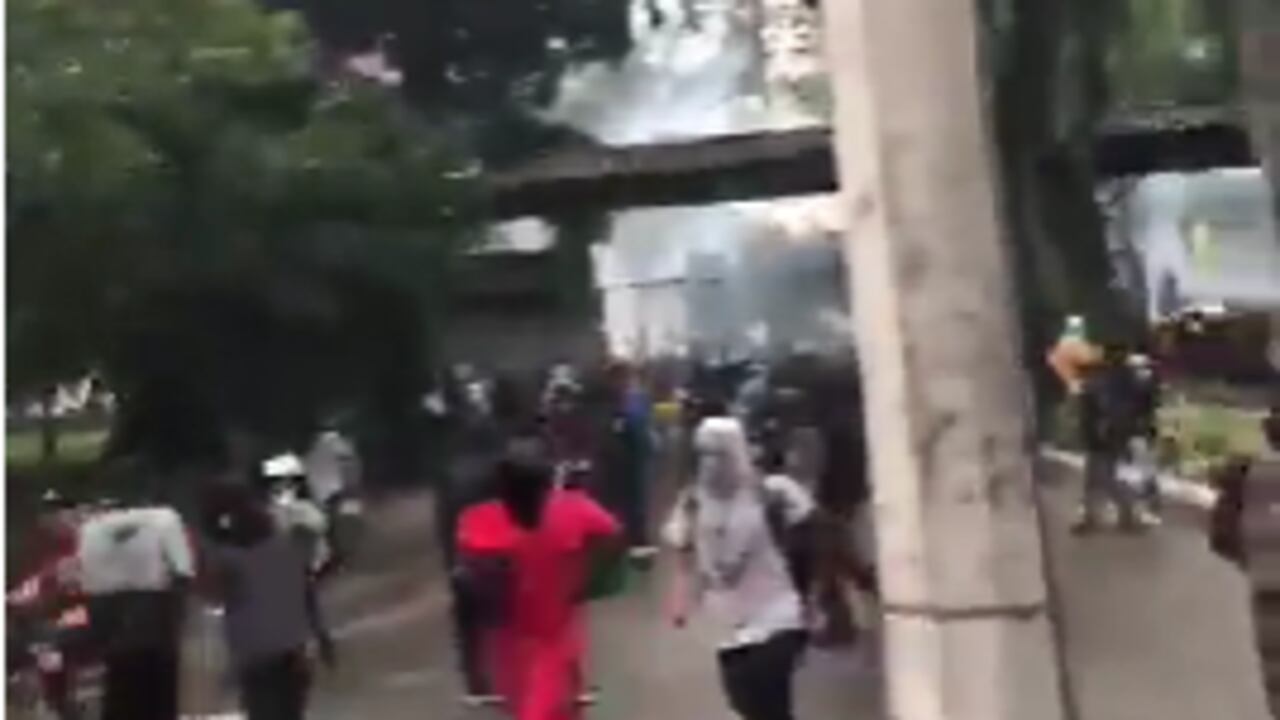 Enfrentamientos en Medellín