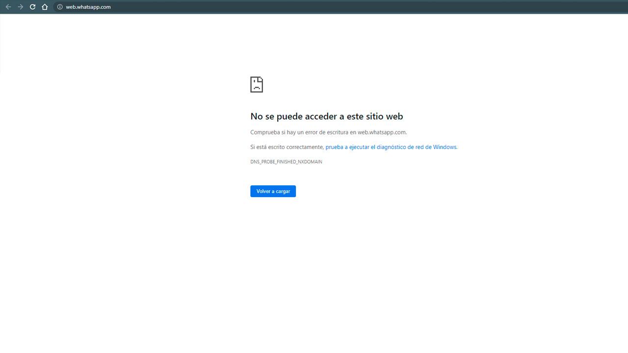 WhatsApp Web no abre en navegadores