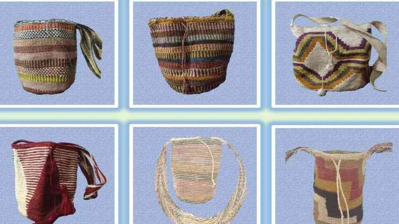 Las mochilas kankuamas son elaboradas con fique y lana por mujeres artesanas de estas comunidades indígenas.