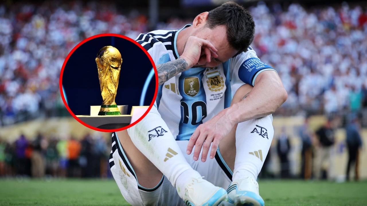 Lionel Messi tras la final ante España.