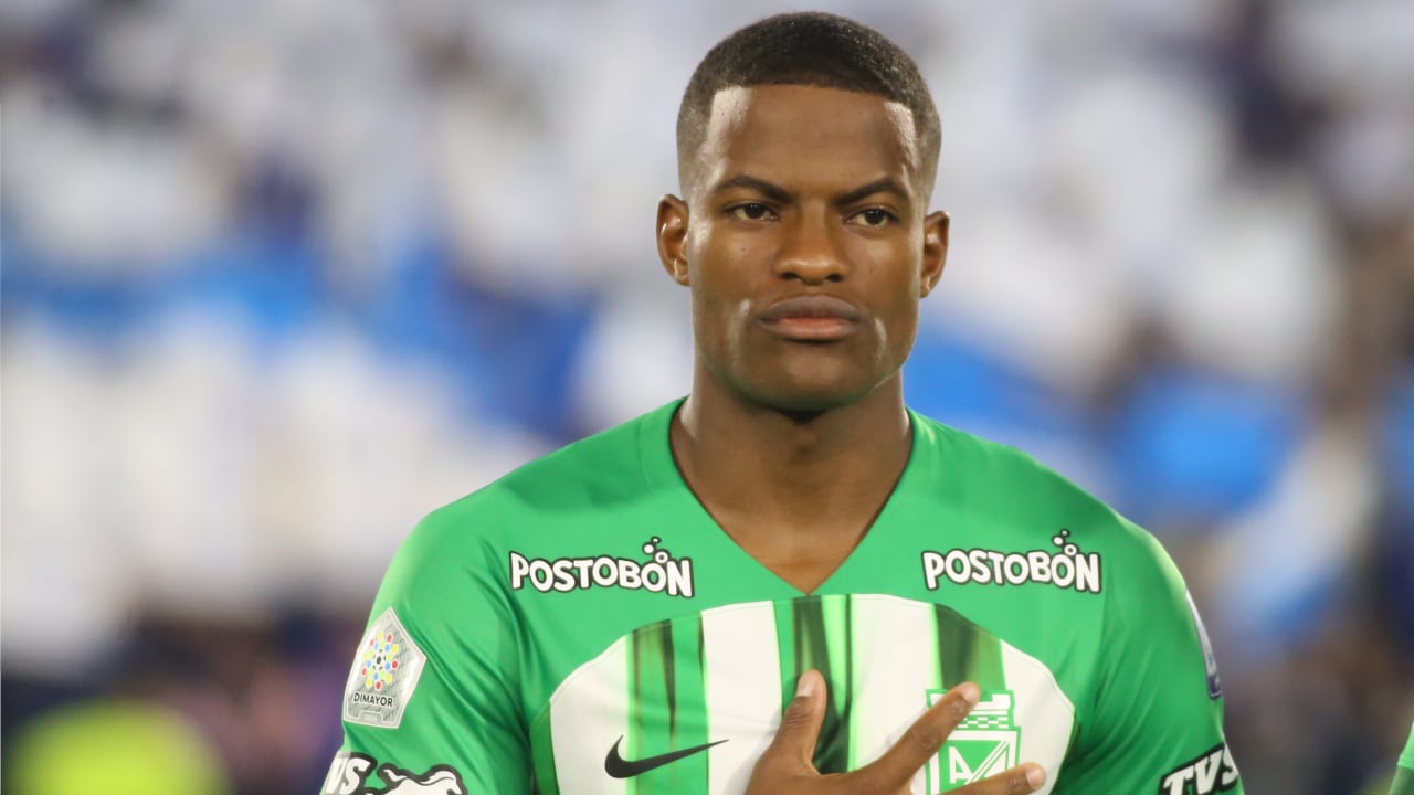 Andrés Román, lateral de Atlético Nacional.