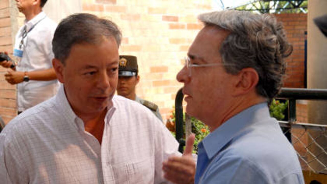 Gabriel Silva y Álvaro Uribe