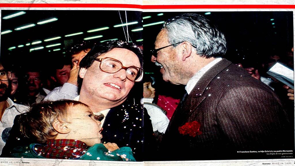 La liberación de los periodistas Francisco Santos (en la imagen) y Maruja Pachón, el 21 de mayo de 1991, fue el preámbulo para la entrega de Pablo Escobar.