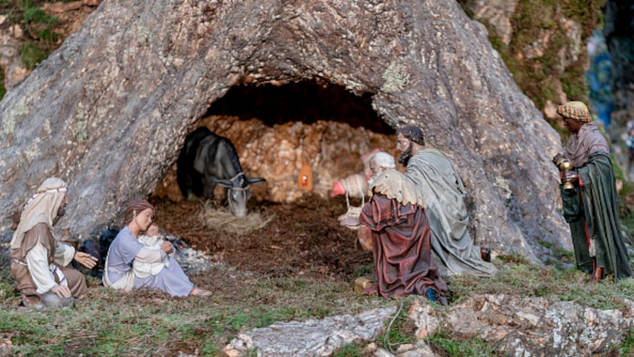 Para el pesebre de dulce en Floridablanca, Santander, se usaron 150 libras de materia prima. Imagen de referencia.