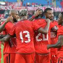 En el estadio Pascual Guerrero , partido amistoso América de Cali vs Cerró Porteño del Paraguay.