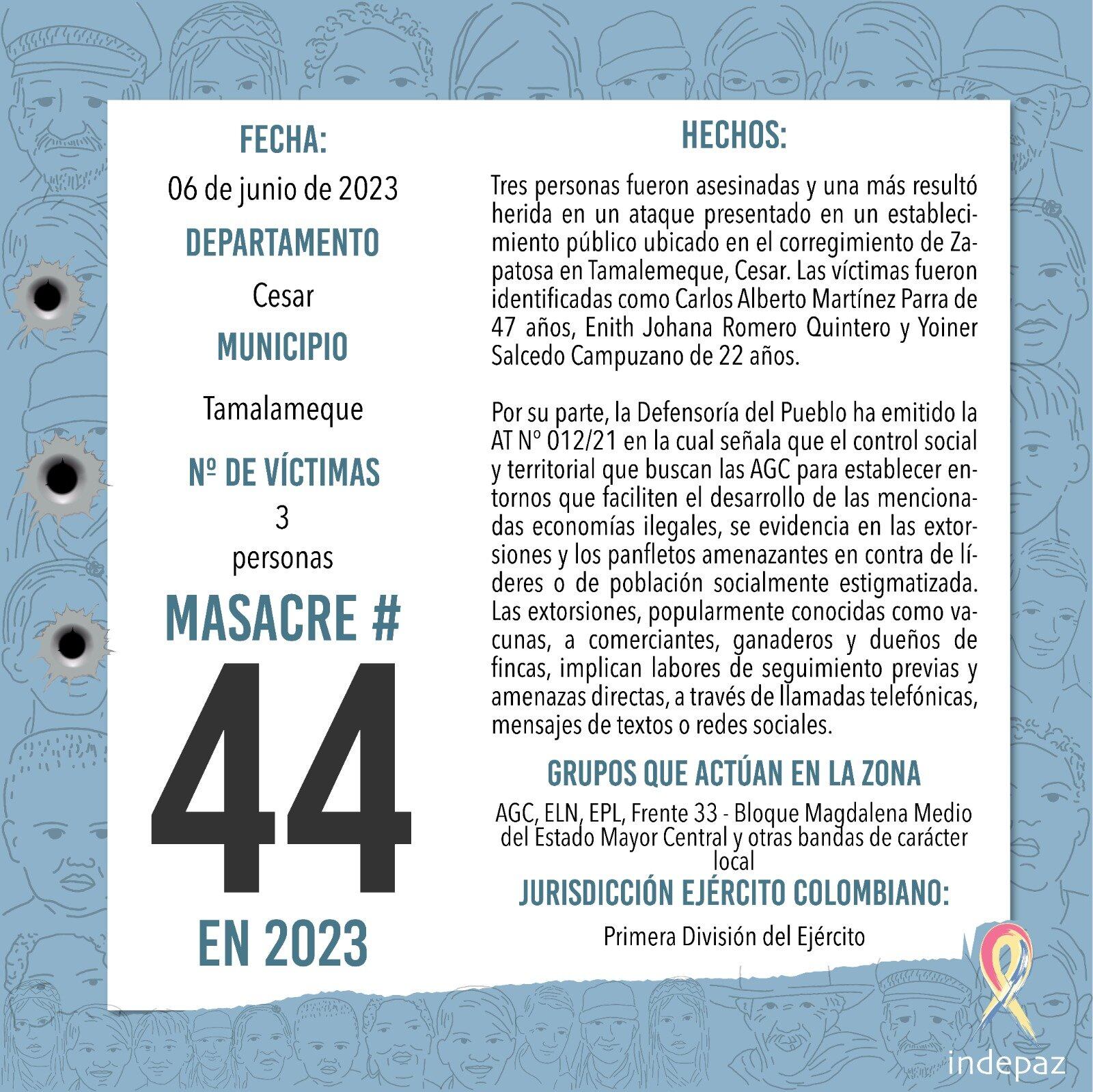 La Policía se encuentra investigando los móviles del ataque.