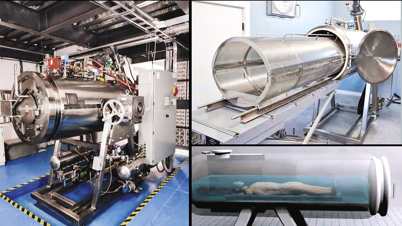 La hidrólisis alcalina es una nueva tecnología que se habilitó para la disposición final de los cuerpos. Aunque el Gobierno Petro expidió una resolución, el Congreso discute un proyecto de ley en esta materia.