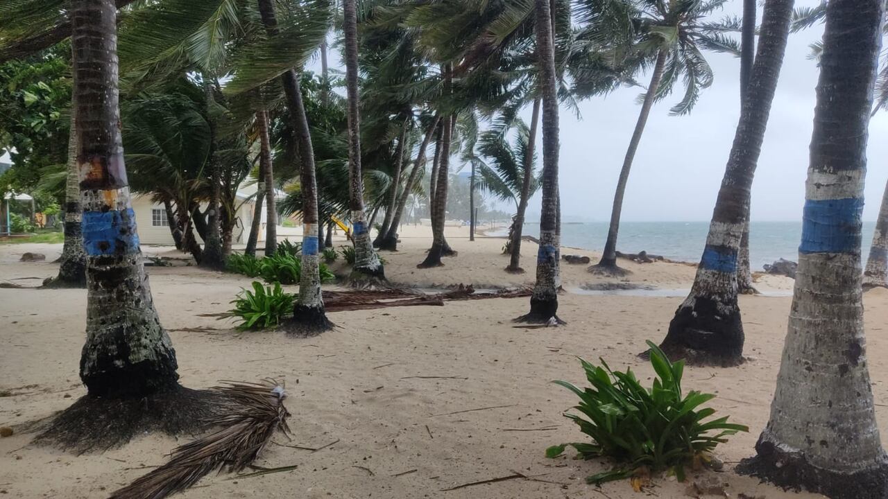 San Andrés, en medio de la tormenta Julia