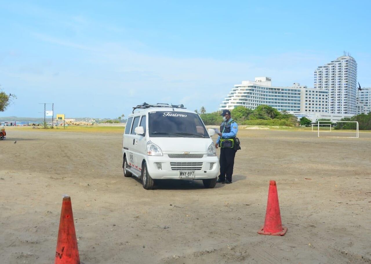 Operativos de tránsito en Cartagena.