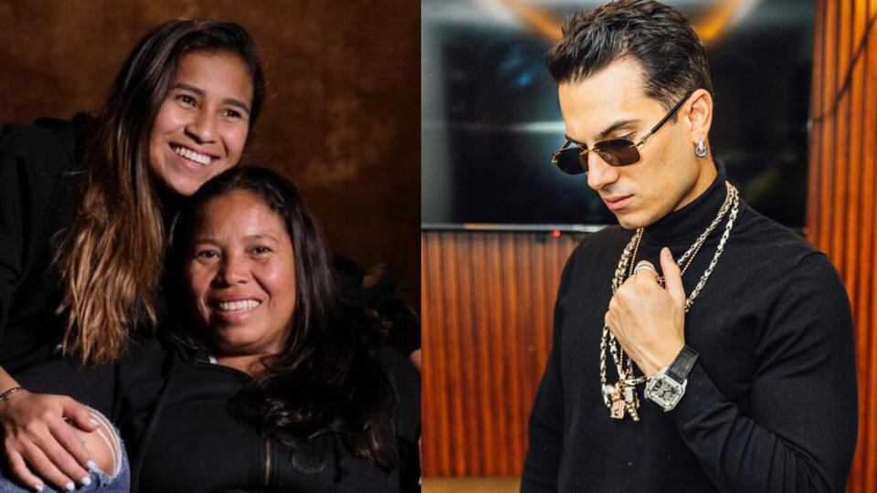 Pipe Bueno le da tremenda serenata a la mamá de Leicy Santos