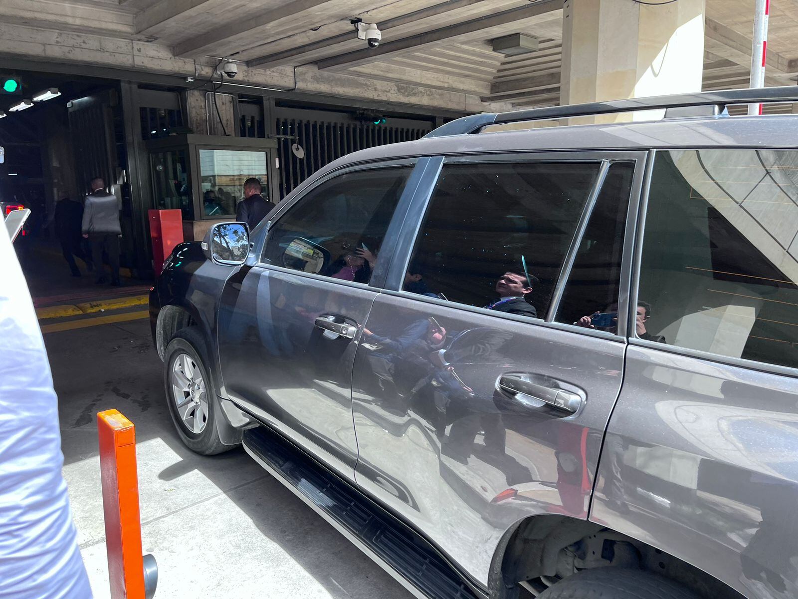 presidente Gustavo Petro llegó a la cita con el fiscal Francisco Barbosa