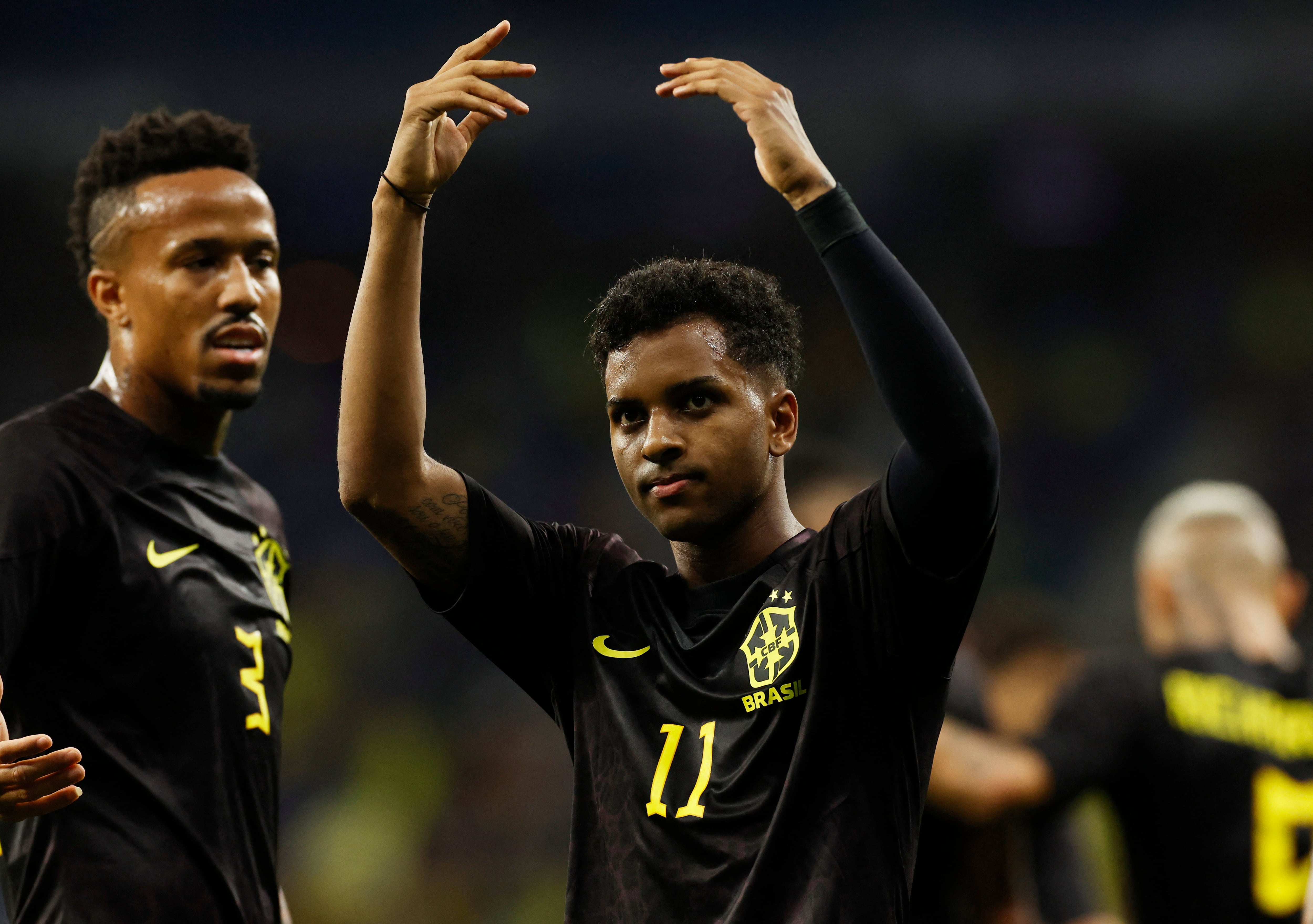 Partido amistoso entre Brasil vs Guinea.