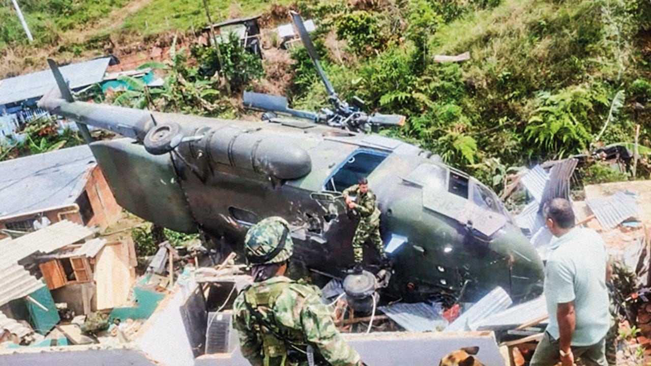 Preocupación por estado de helicópteros MI-17 pertenecientes a la Fuerza Aérea Colombiana.