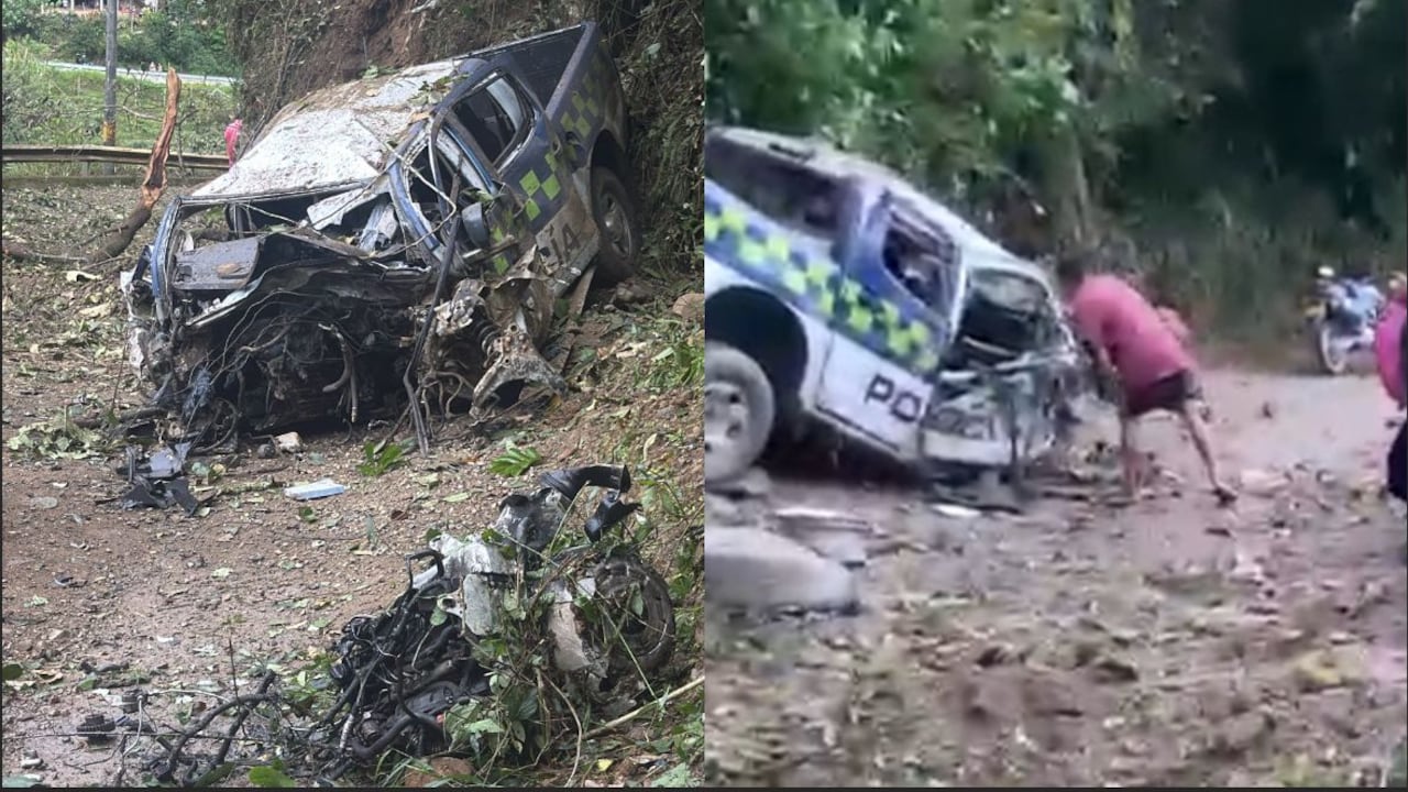 Clan del Golfo ataca con explosivos y disparos a la Policía en Antioquia.