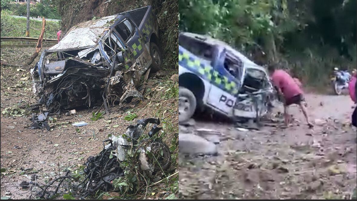 Clan del Golfo ataca con explosivos y disparos a la Policía en Antioquia.