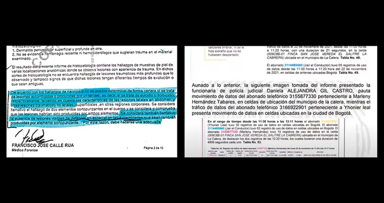 El hallazgo de la sangre de una cuarta persona en el lugar del crimen es uno de los argumentos de la defensa de Jhonier Leal.