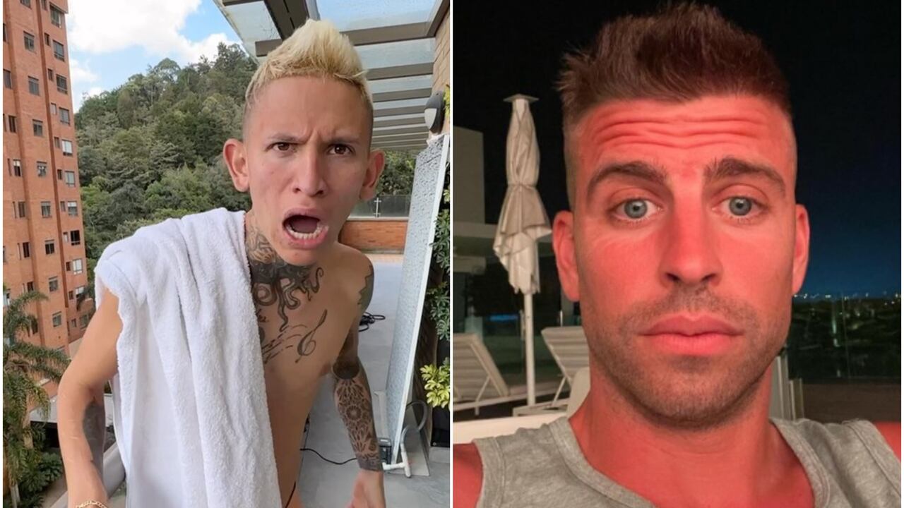 La Liendra y Gerard Piqué.
