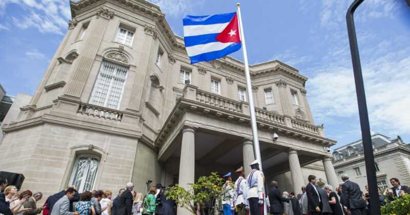 Este lunes, con todo el protocolo, se celebró la reapertura de la sede de la embajada cubana en Estados Unidos. 