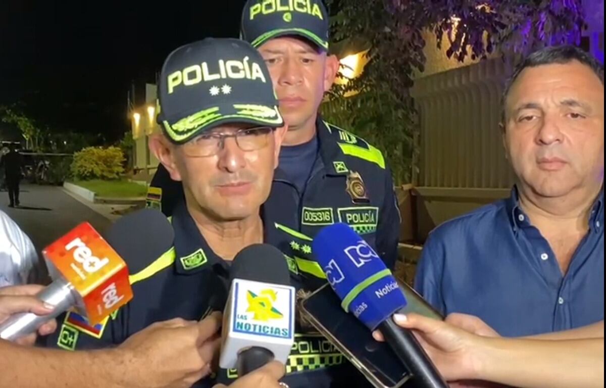Coronel Jorge Urquijo, comandante de la Policía metropolitana de Barranquilla.