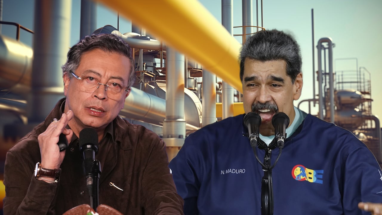 Gustavo Petro, Nicolás Maduro gas