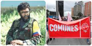 La colectividad reconoció la labor al líder guerrillero.