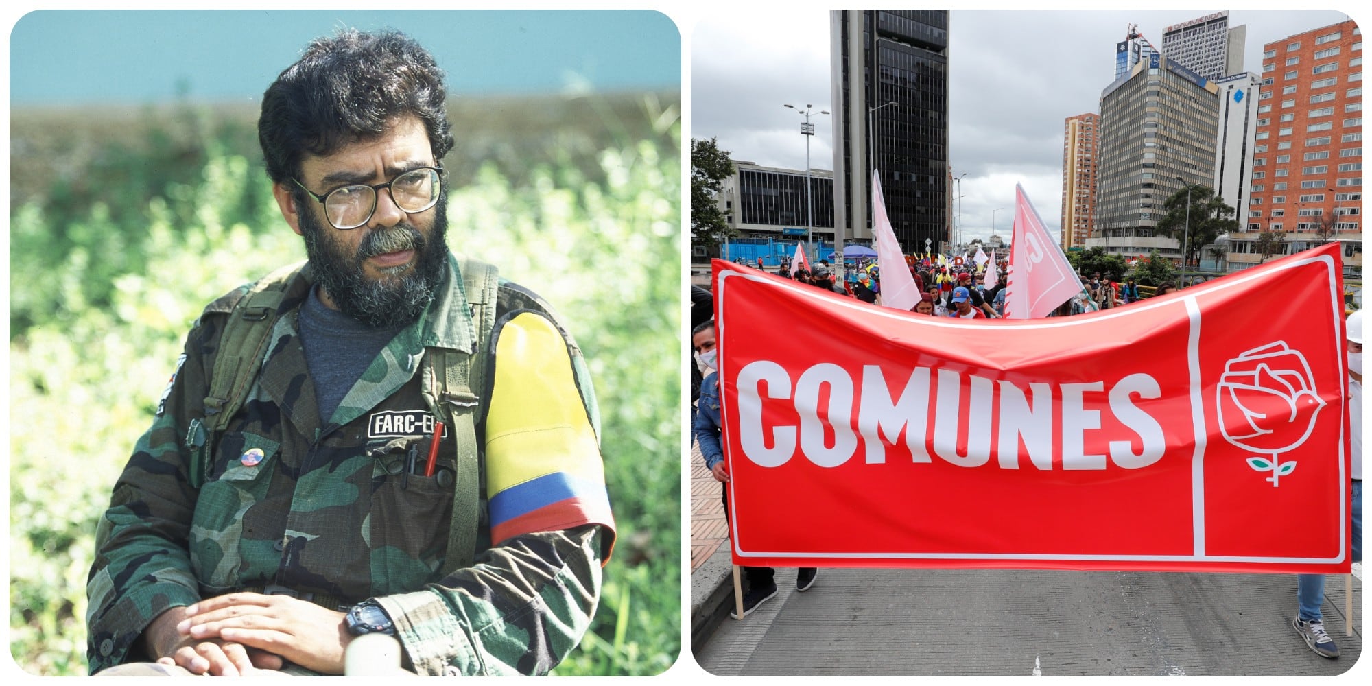 La colectividad reconoció la labor al líder guerrillero.