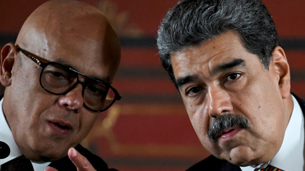 Nicolás Maduro y Jorge Rodríguez