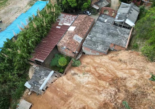 Movimiento en masa en Barbosa, Antioquia