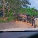 Disidentes en caravanas de camionetas de alta gama que roban.