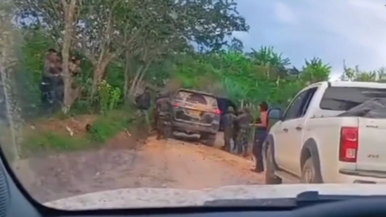 Disidentes en caravanas de camionetas de alta gama que roban.
